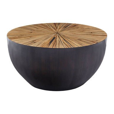 Gabo Small Round Ebony Coffee Table - Bargainia.com - 5018705472416