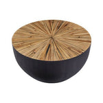 Gabo Small Round Ebony Coffee Table - Bargainia.com - 5018705472416