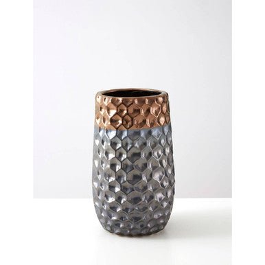 Galaxy Small Ceramic Vase with Metallic Finish - Bargainia.com - 5018705393247