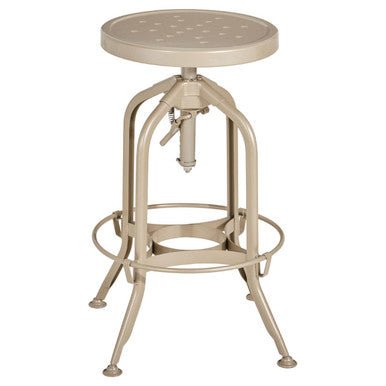 Gator Champagne Finish Adjustable Bar Stool - Bargainia.com - 5018705474533