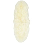 Genuine Natural Cream Sheepskin Faux Fur Rug - Bargainia.com - 