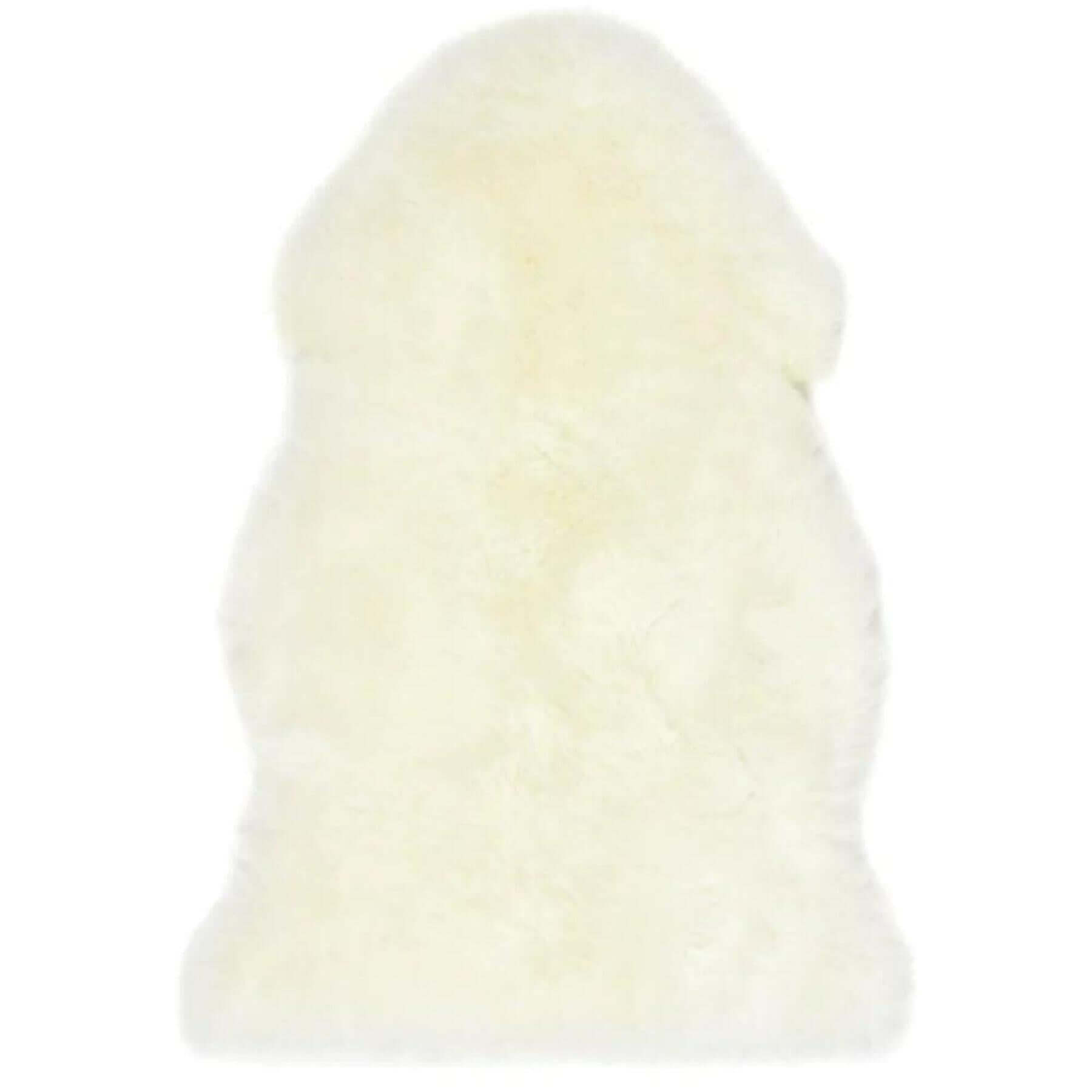 Genuine Natural Cream Sheepskin Faux Fur Rug - Bargainia.com - 