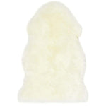 Genuine Natural Cream Sheepskin Faux Fur Rug - Bargainia.com - 