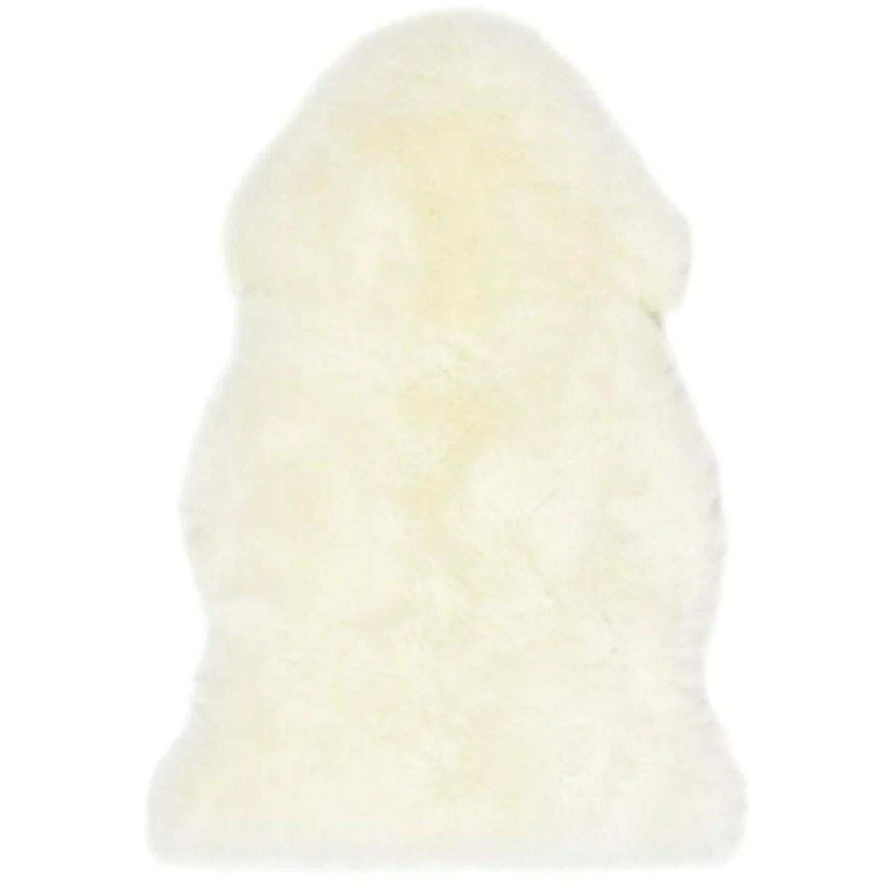 Genuine Natural Cream Sheepskin Faux Fur Rug - Bargainia.com - 