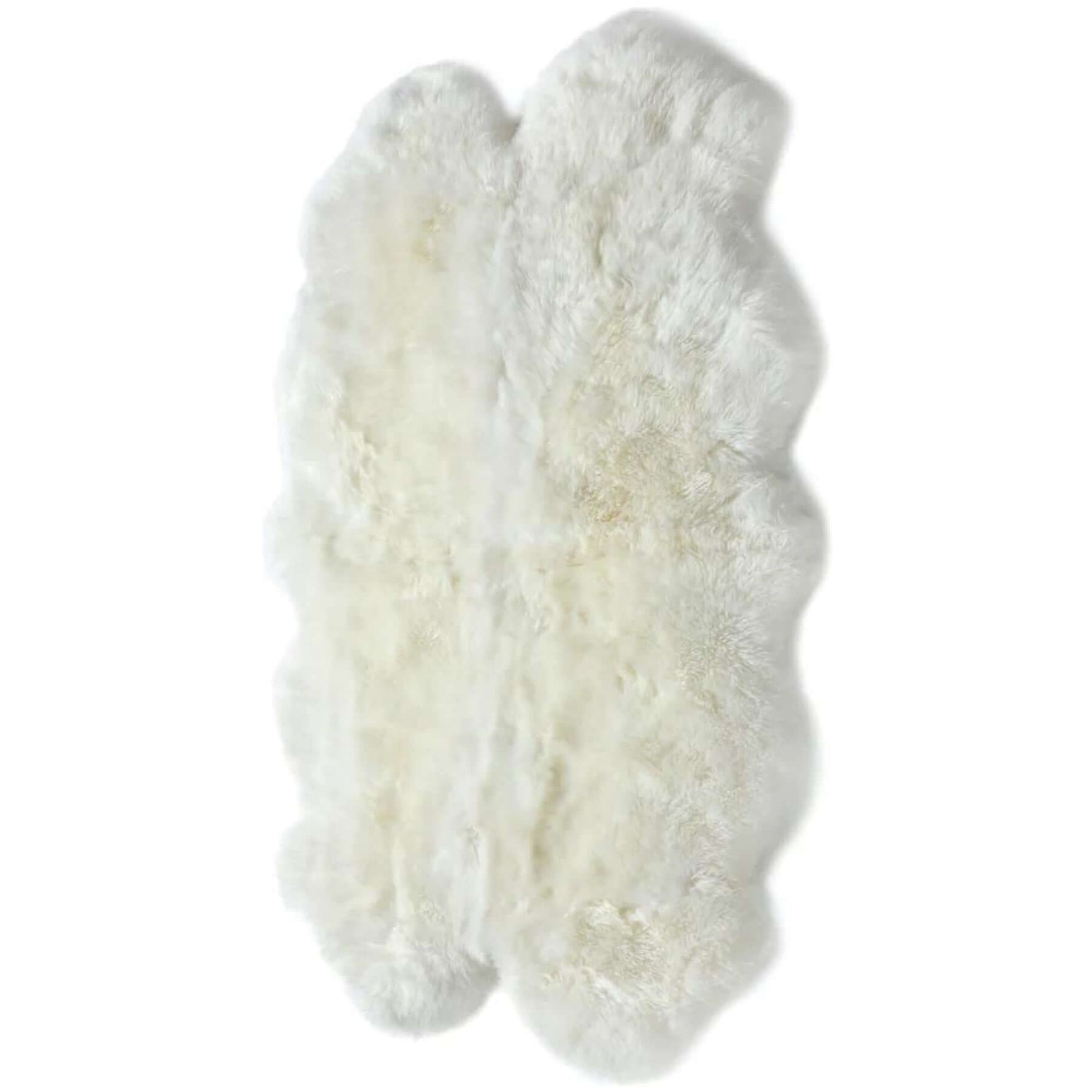 Genuine Natural Cream Sheepskin Faux Fur Rug - Bargainia.com - 