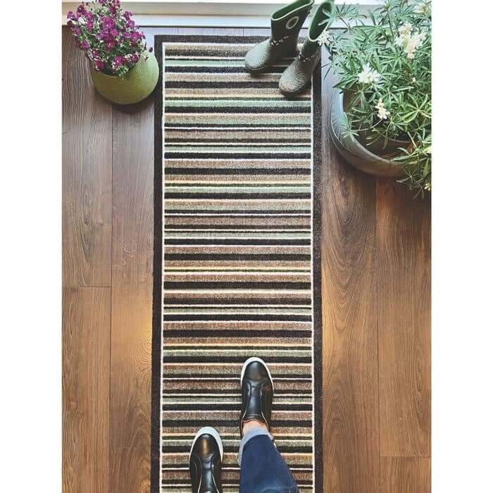 Geometric Washable Mat and Runner - Bargainia.com - 5026134621114 - MMNYAP_MYSTGR_050X150