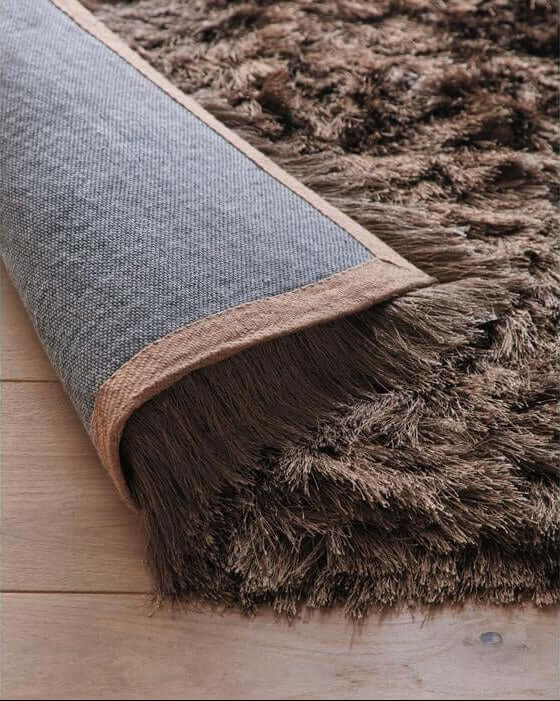 Glamour Shaggy Rug Plain Design - Bargainia.com - 5026134638068 - GLADEL_MOCHAX_120X170