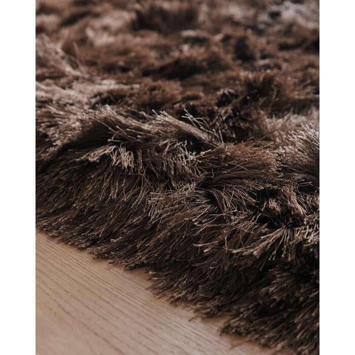 Glamour Shaggy Rug Plain Design - Bargainia.com - 5026134638068 - GLADEL_MOCHAX_120X170