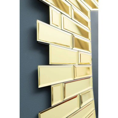 Glitzy Small Square Wall Mirror - Bargainia.com - 5018705469348
