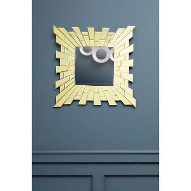 Glitzy Small Square Wall Mirror - Bargainia.com - 5018705469348
