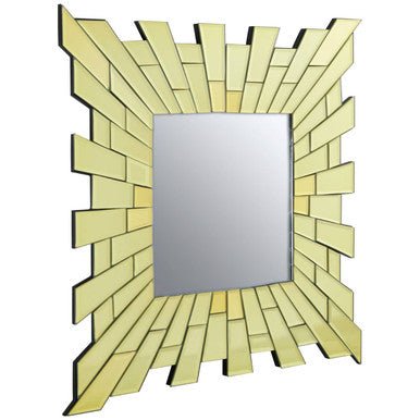 Glitzy Small Square Wall Mirror - Bargainia.com - 5018705469348