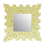 Glitzy Small Square Wall Mirror - Bargainia.com - 5018705469348