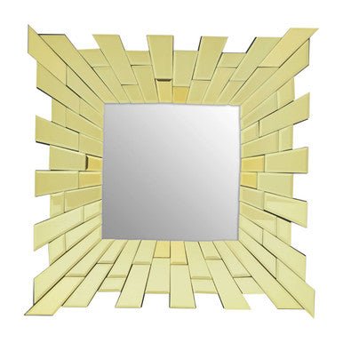 Glitzy Small Square Wall Mirror - Bargainia.com - 5018705469348