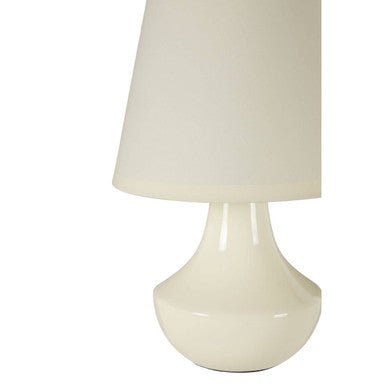 Globo Set Of Two Cream Ceramic Table Lamps - Bargainia.com - 5018705658117