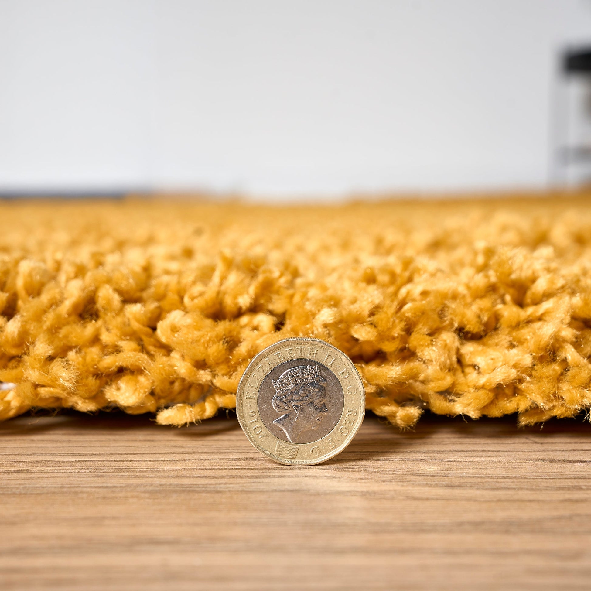 Golden Ochre Thick Shaggy Rug - California Rug Masters