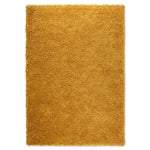 Golden Ochre Thick Shaggy Rug - California - Bargainia.com - 