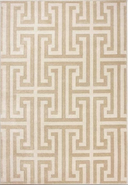 Greek Key Rug Geometric Design - Bargainia.com - 5056584576498 - GREEKK_BGECRM_080X150