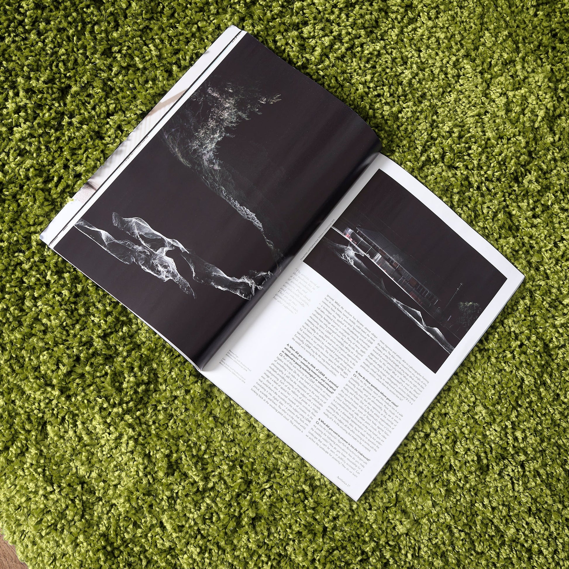 Green Thick Shaggy Rug - California Rugs Rug Masters