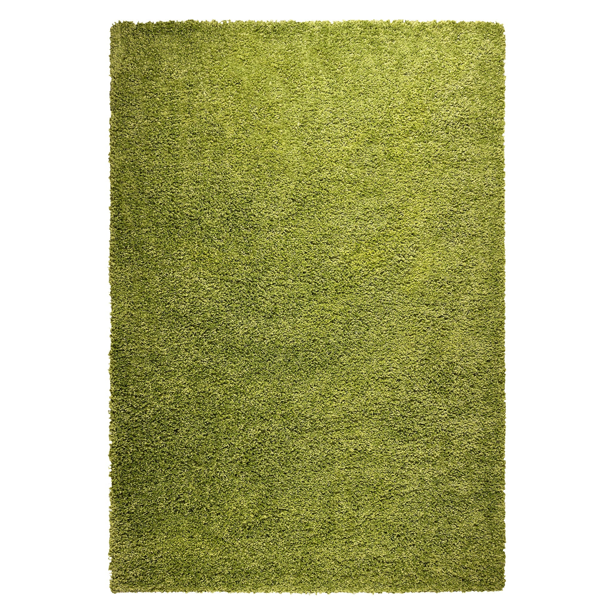 Green Thick Shaggy Rug - California Rugs Rug Masters 60x110cm (2'x3'7")