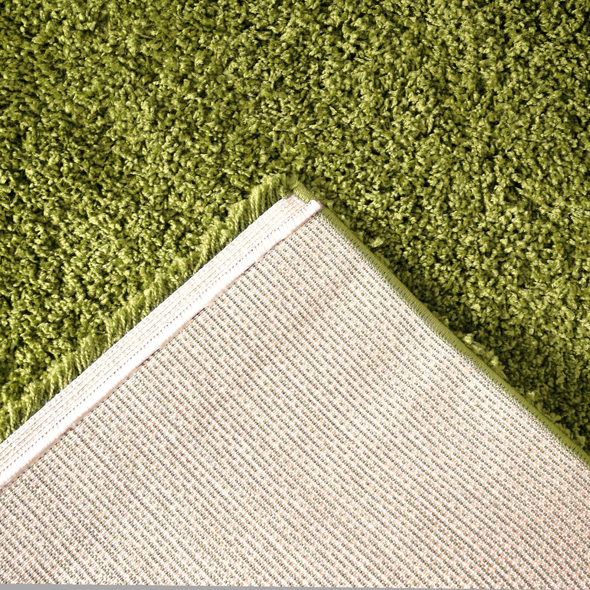Green Thick Shaggy Rug - California Rugs Rug Masters