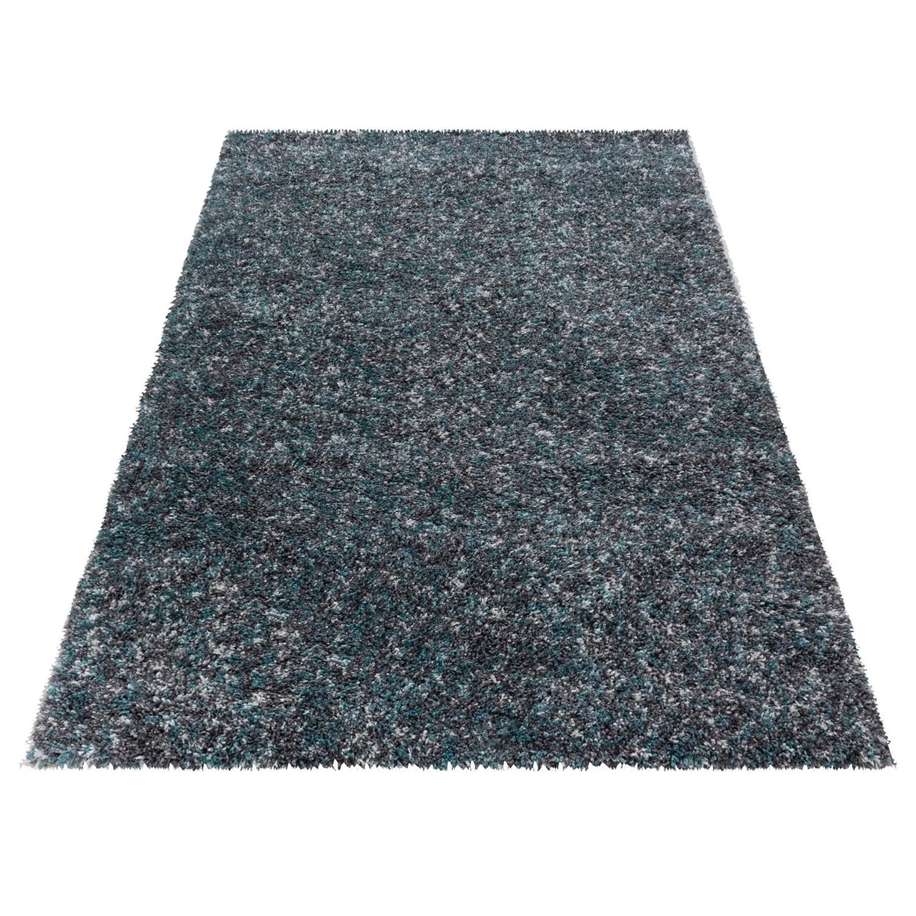 Grey & Blue Blend Shaggy Rug - Enjoy - Bargainia.com - 