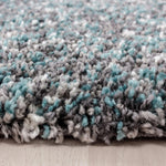 Grey & Blue Blend Shaggy Rug - Enjoy - Bargainia.com - 