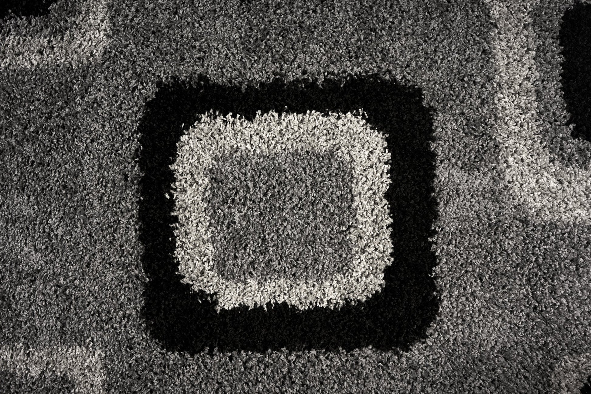 Grey Boxed Thick Shaggy Rug - California Rugs Rug Masters