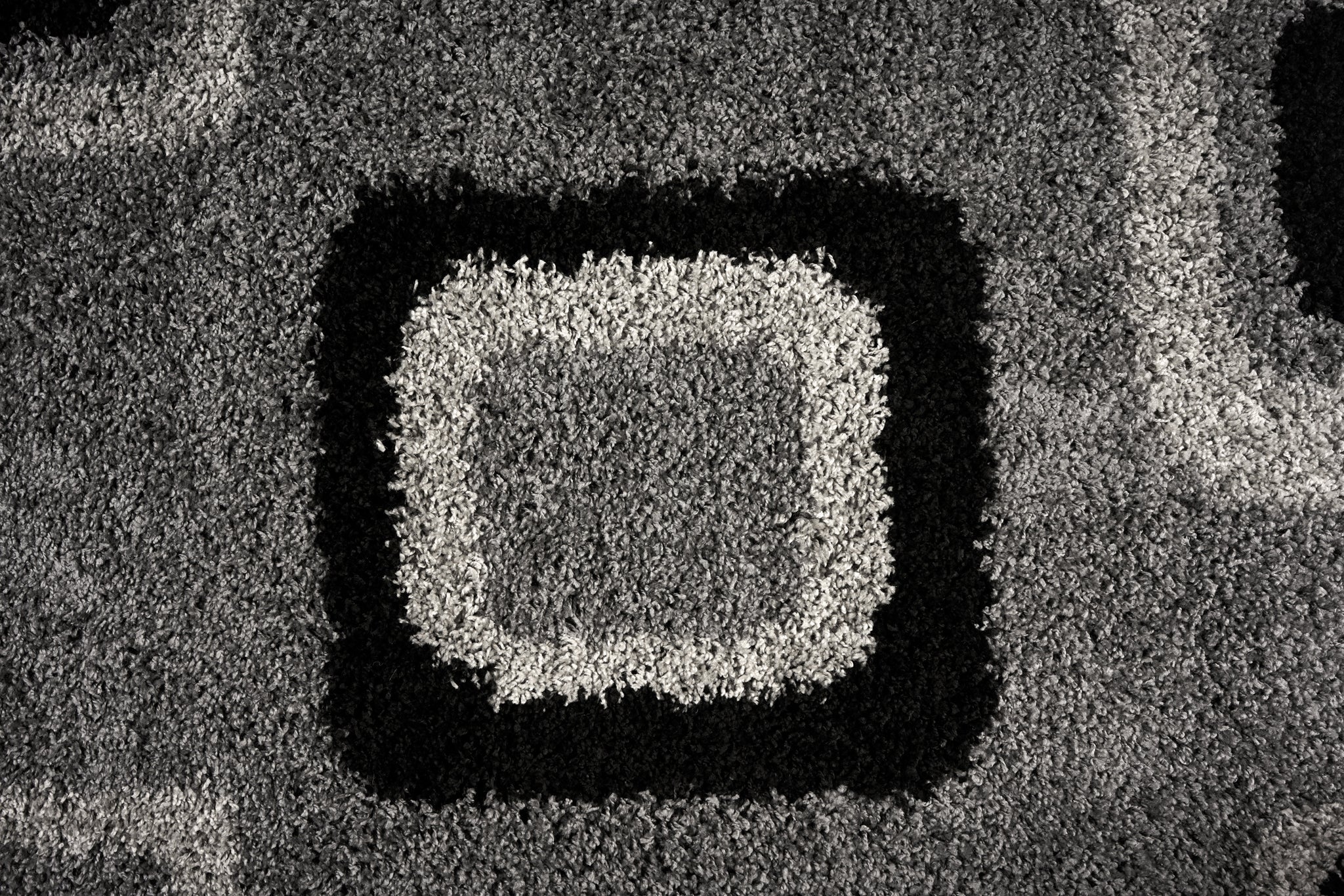 Grey Boxed Thick Shaggy Rug - California Rugs Rug Masters