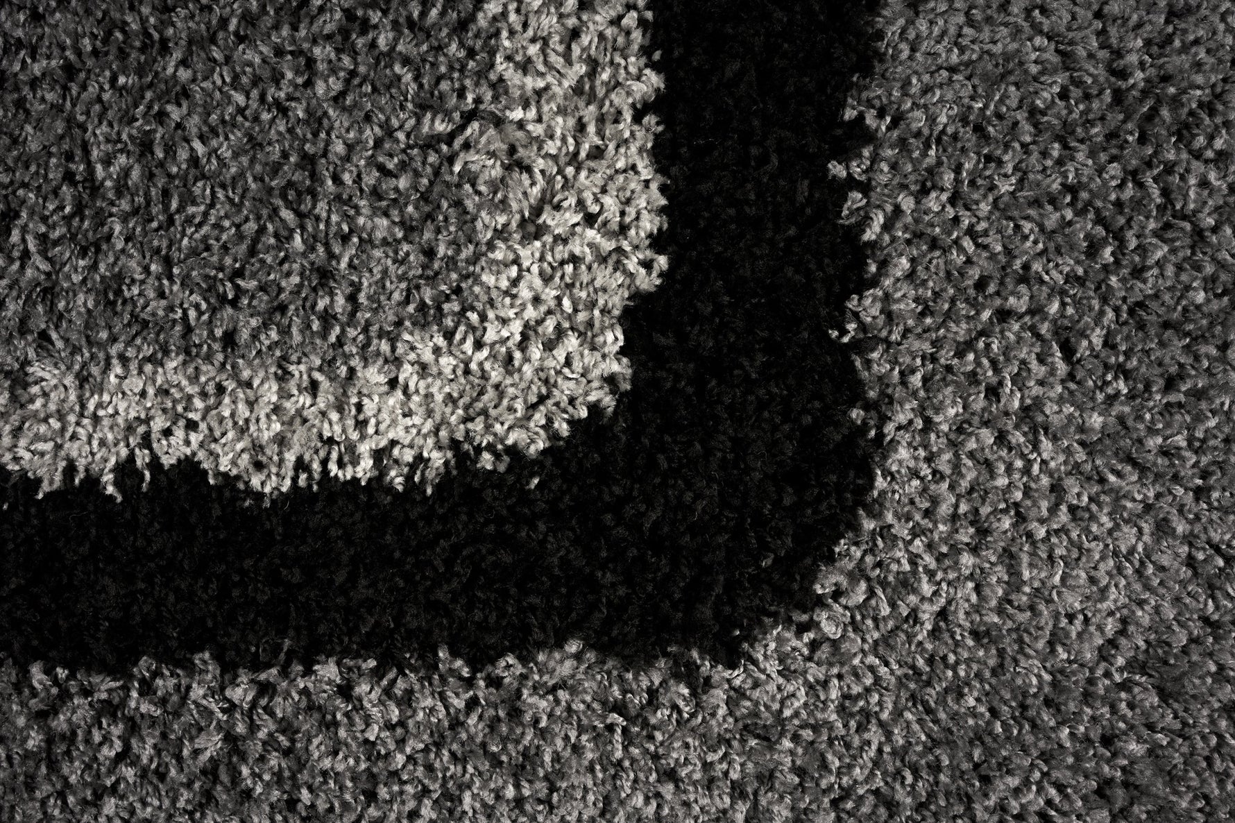 Grey Boxed Thick Shaggy Rug - California - Bargainia.com - 