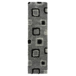 Grey Boxed Thick Shaggy Rug - California - Bargainia.com - 