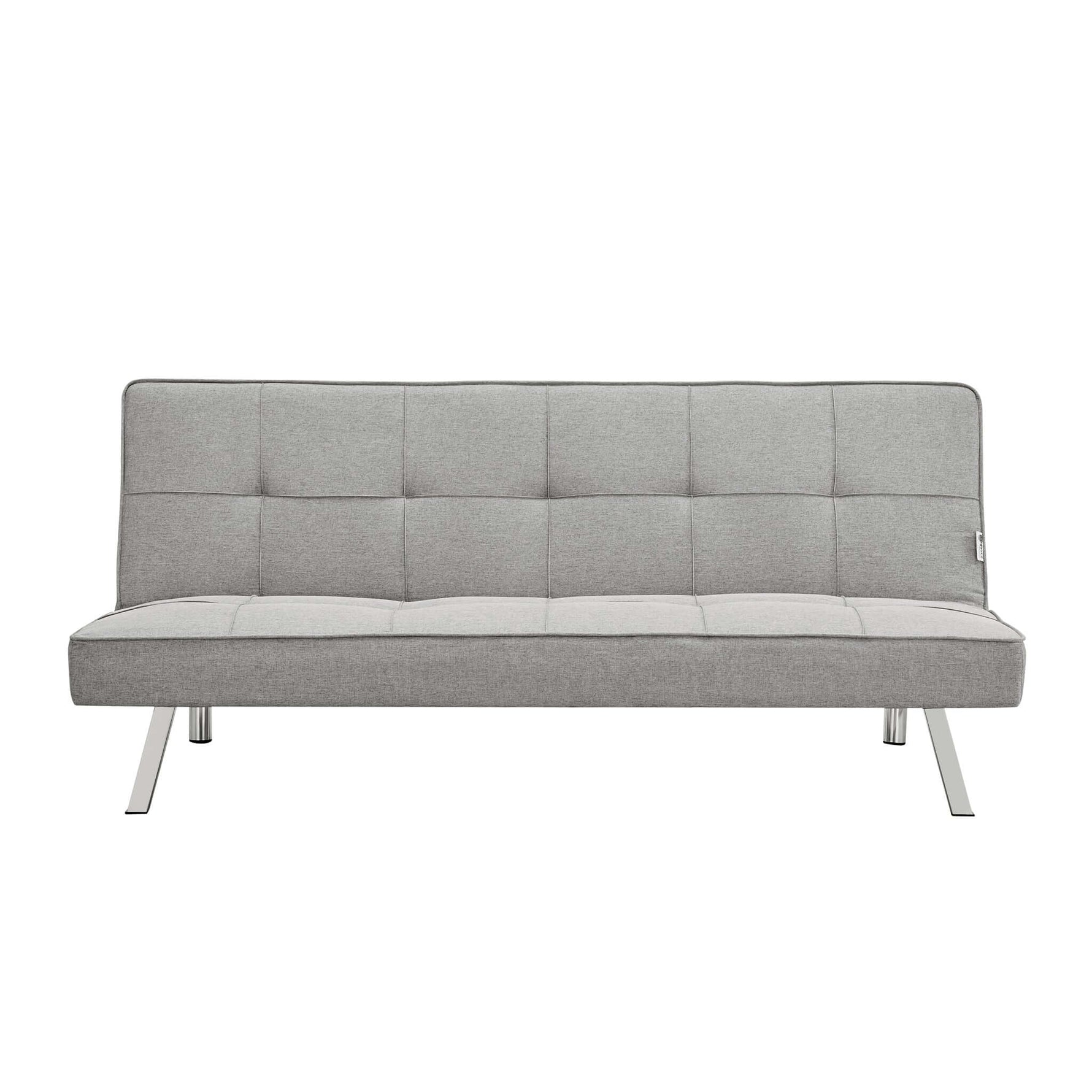 Grey Click Clack 3 Seater Sofa Bed - Britney - Bargainia.com - 