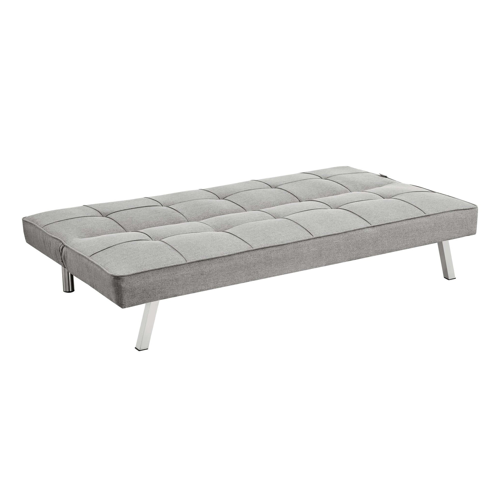 Grey Click Clack 3 Seater Sofa Bed - Britney Bargainia