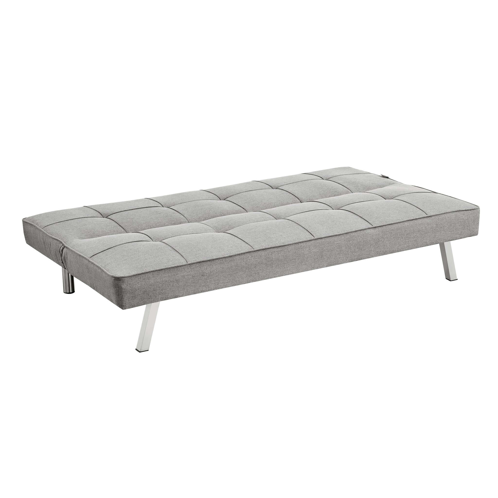 Grey Click Clack 3 Seater Sofa Bed - Britney Bargainia