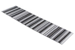 Grey Lines Striped Runner Rug | Hessian Backed Flexible Stair & Hallway Carpet Runner - Bargainia.com - 