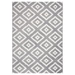 Grey Modern Tiles Motif Rug - Plus - Bargainia.com - 