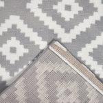 Grey Modern Tiles Motif Rug - Plus - Bargainia.com - 