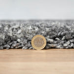 Grey Thick Shaggy Rug - California - Bargainia.com - 
