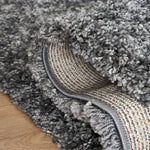 Grey Thick Shaggy Rug - California - Bargainia.com - 