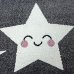 Grey & White Stars Rug - Kids - Bargainia.com - 