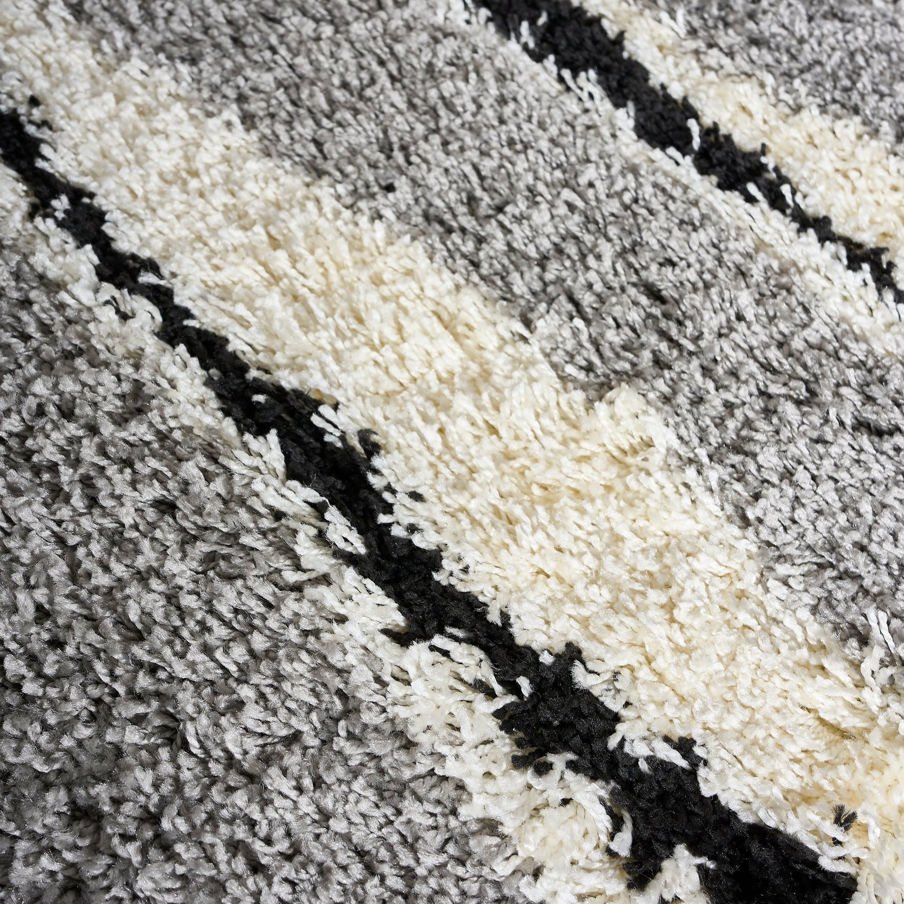 Grey/Black California 5cm Waves Shaggy - Bargainia.com - 0