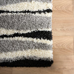 Grey/Black California 5cm Waves Shaggy - Bargainia.com - 0