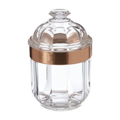Guan Small Rose Gold Acrylic Storage Jar - Bargainia.com - 5018705390109