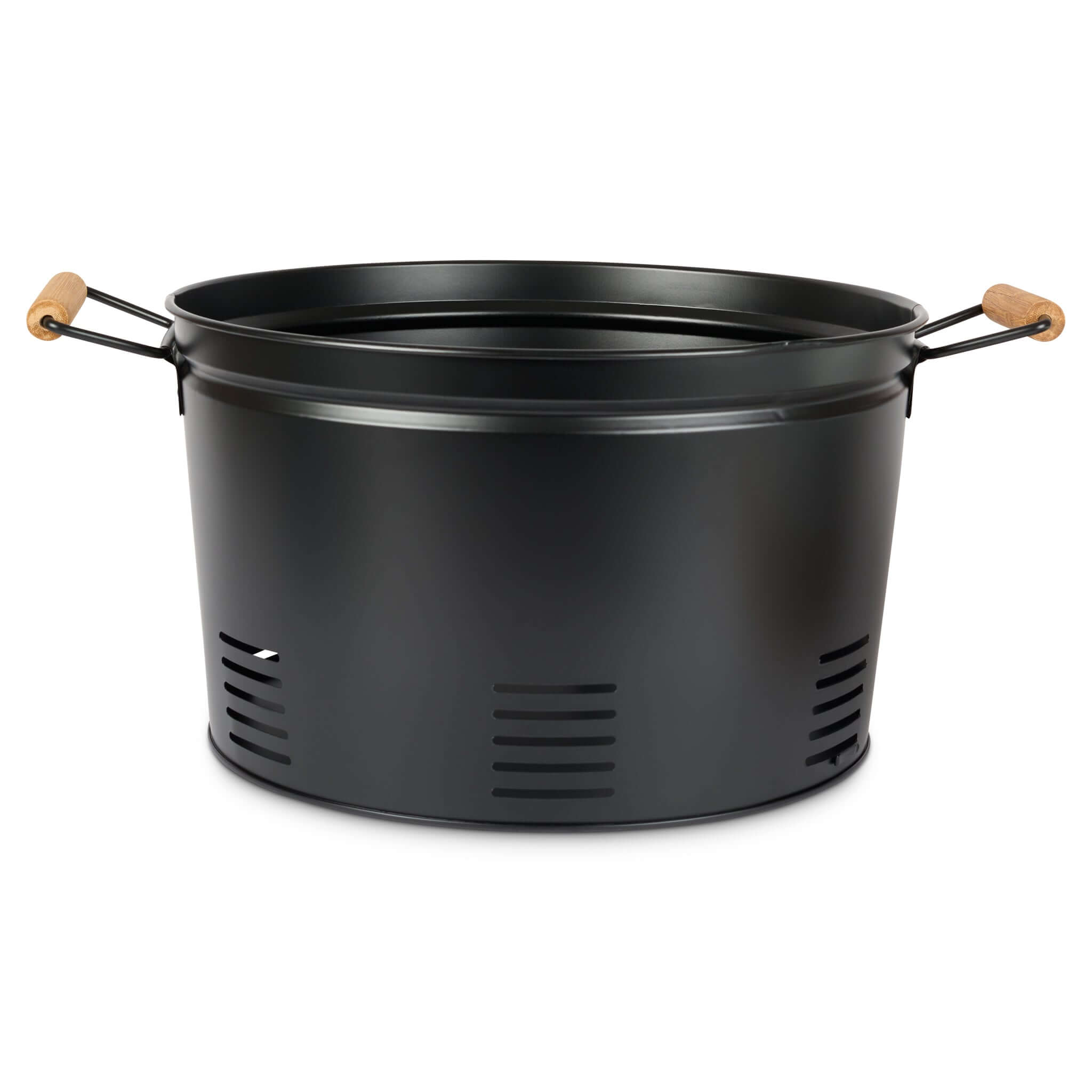 Gusta Portable BBQ Round Compact Barbecue Black 35cm Clearance