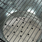 Gusta Portable BBQ Round Compact Barbecue Black 35cm - Bargainia.com - 