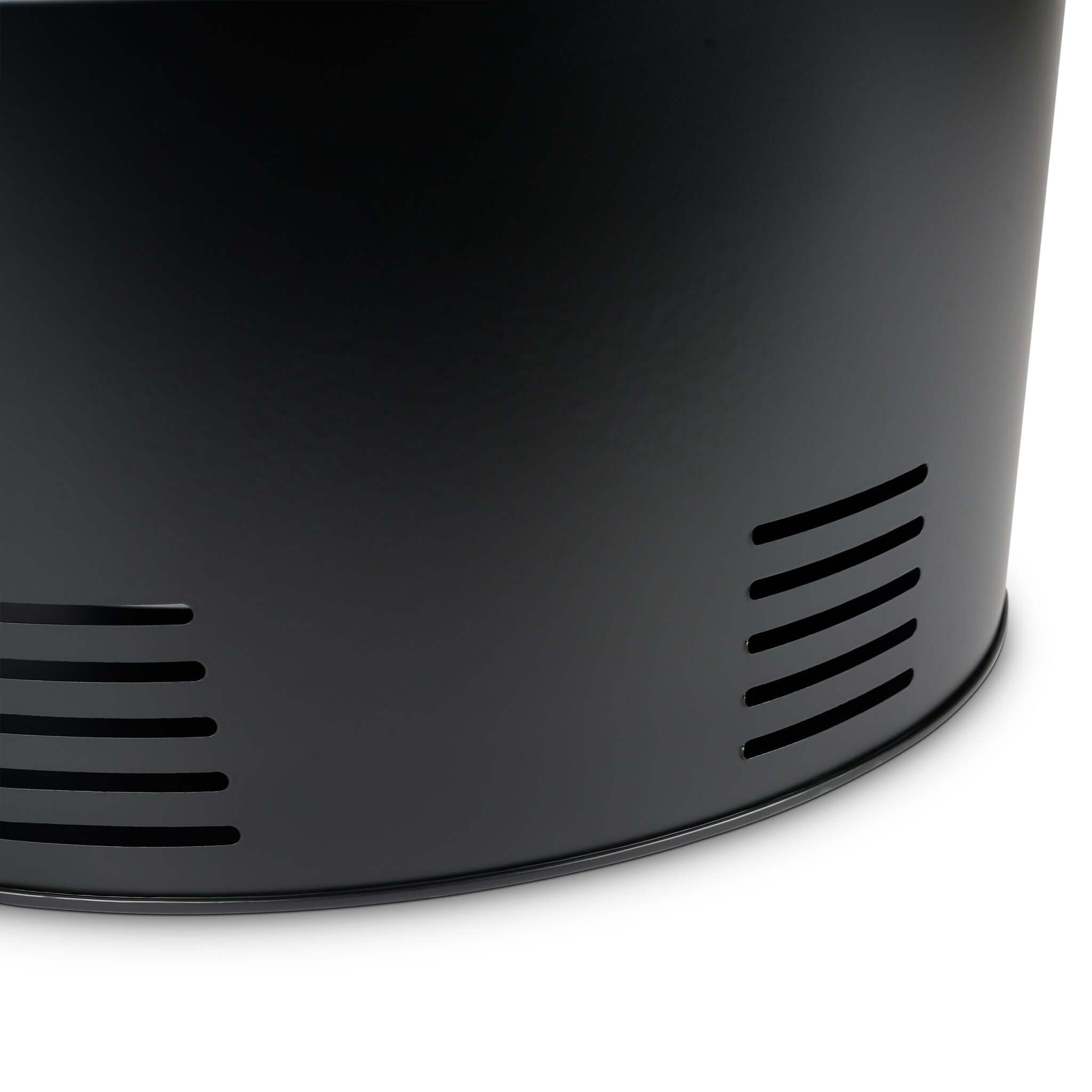 Gusta Portable BBQ Round Compact Barbecue Black 35cm Clearance