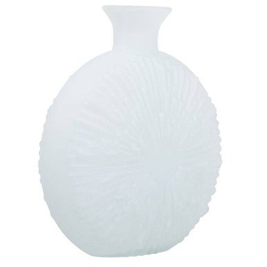 Hadia Matte White Glass Vase - Bargainia.com - 5018705974590