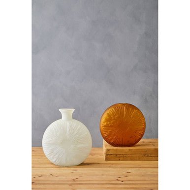 Hadia Matte White Glass Vase - Bargainia.com - 5018705974590