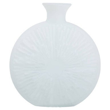 Hadia Matte White Glass Vase - Bargainia.com - 5018705974590