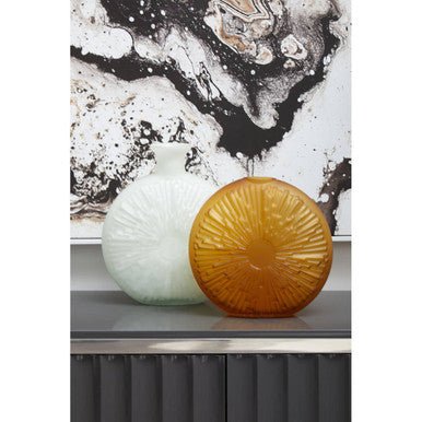 Hadia Matte White Glass Vase - Bargainia.com - 5018705974590