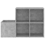 Hall Shoe Cabinet Concrete Grey 105x35.5x70 cm Engineered Wood - Bargainia.com - 